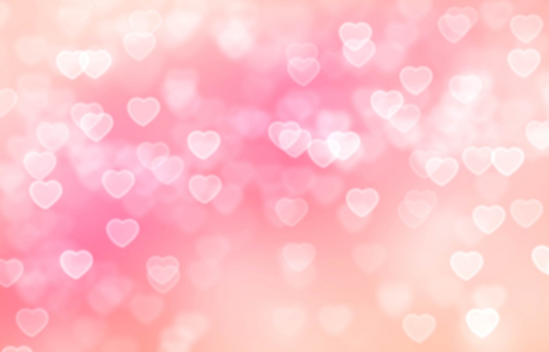 Heart bokeh background