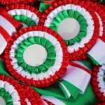Italy, tricolor national symbol, the cockades