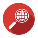 Corporate Development Icons With Long Shadow