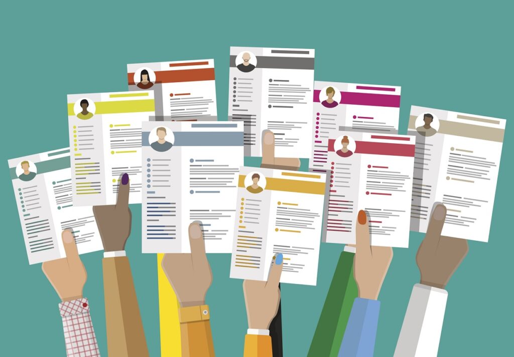 Human resources management concept