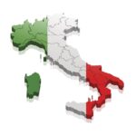 italy map 3d