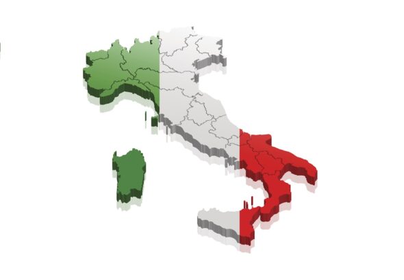 italy map 3d