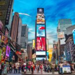 Times square in New York City