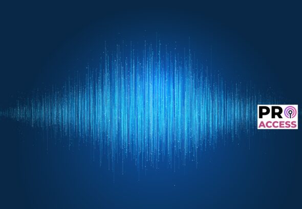 Abstract wave sound illustration made of lines and dots. Music audio, frequency, and signal in futuristic digital background. Equalizer, pulse flow for technology, media party concept. Vector design