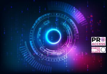 Purple Blue Pixel Futuristic Technology