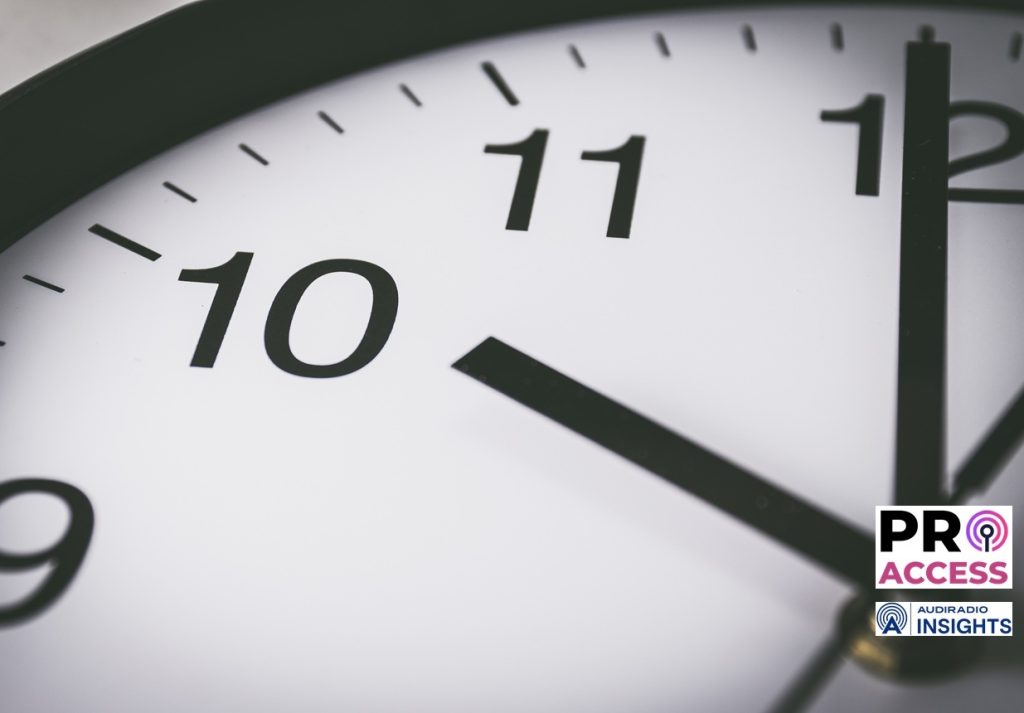 Close up of clock with selective focus at 10 Oclock