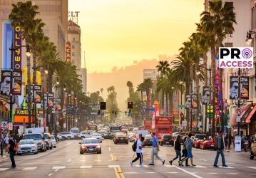 Hollywood California Streets