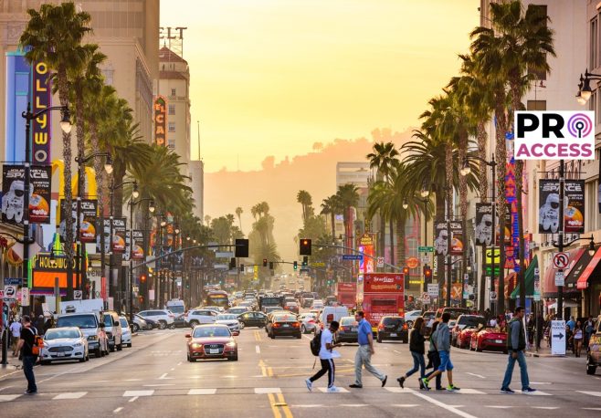 Hollywood California Streets