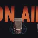 Professional microphone and on air sign