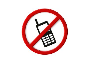 Cell phones not allowed