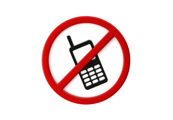 Cell phones not allowed