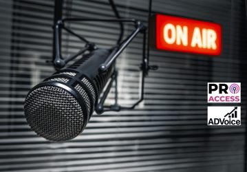 Professional microphone and on air sign