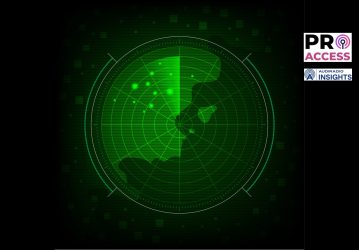 abstract green radar background